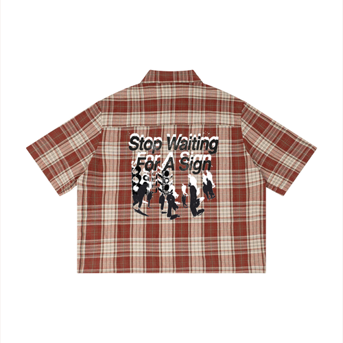 Unisex Stop Waiting For A Sign Flannel