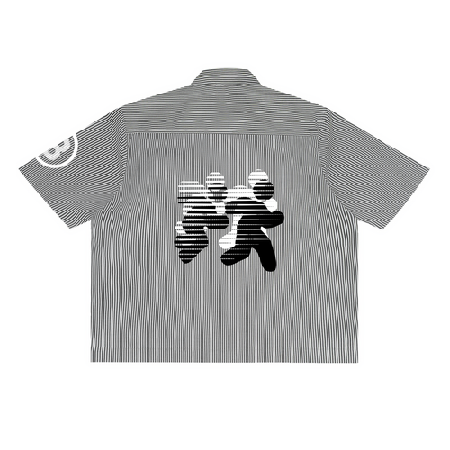 Tryyourluck™ Running Man Lightweight Button-Up
